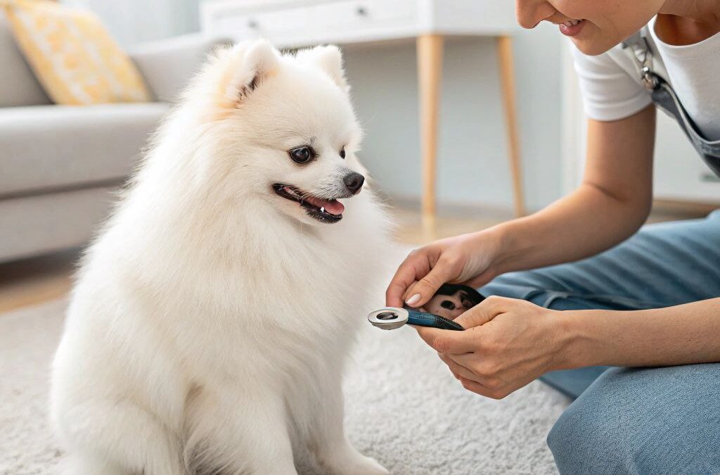 گرفتن ناخن سگ در خانه……